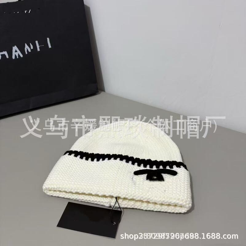 Xiaoxiangfeng ダブル C ハットの正しいバージョン、秋冬の暖かいフレグランスおばさんウール帽子、男性と女性用、多用途の有名な帽子|undefined