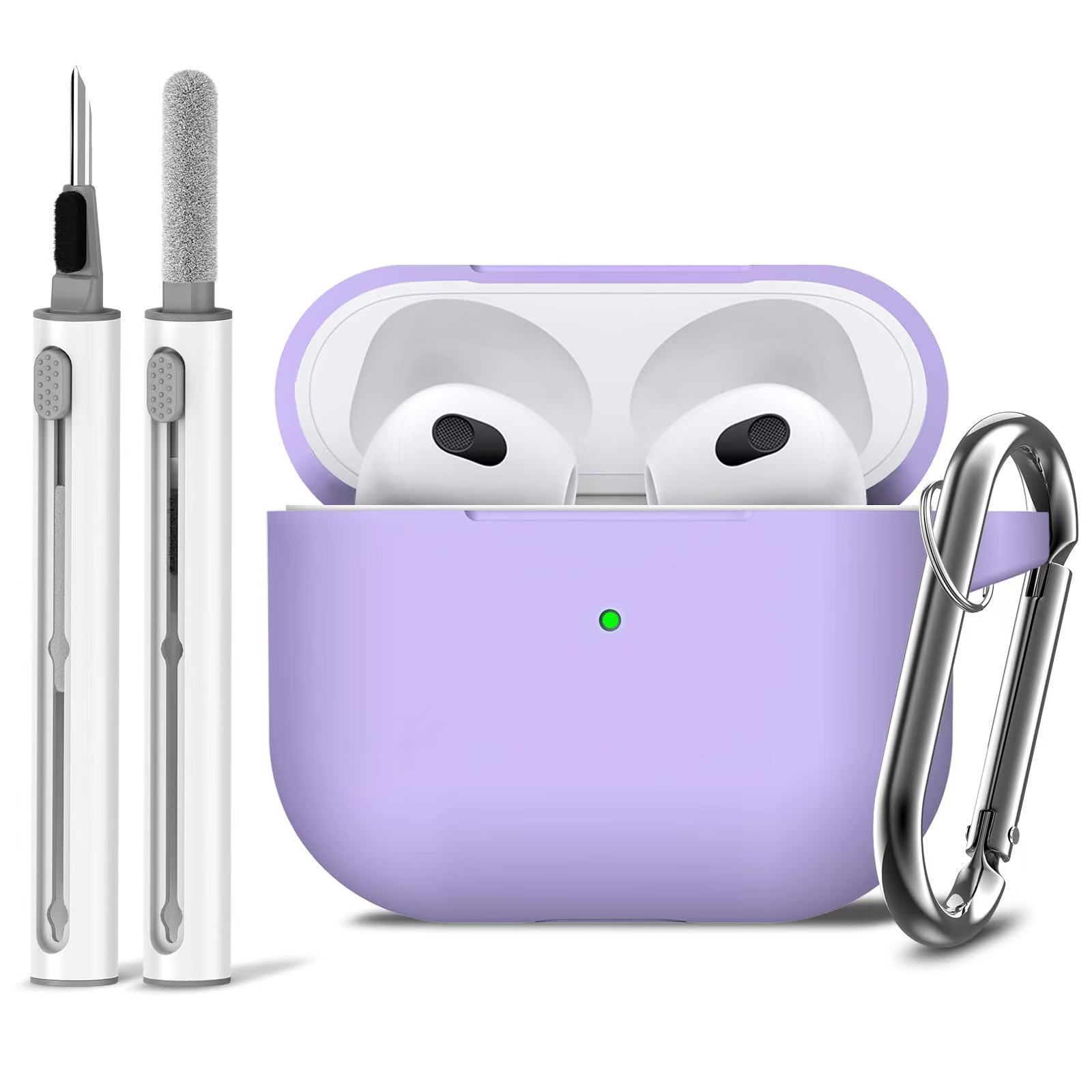 Funda Protectora de Silicona de una Pieza para Apple Airpods Pro3 2025, Color Puro, para Auriculares Bluetooth