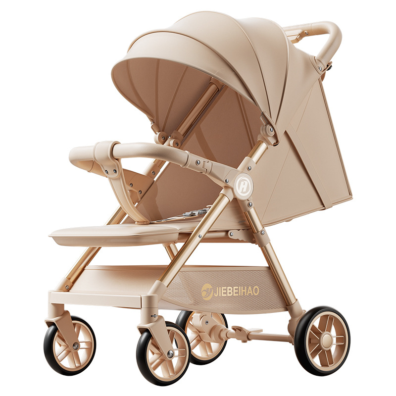 Carrito de bebé transfronterizo, carro plegable, carro ligero para bebés convenientes para salir image 5