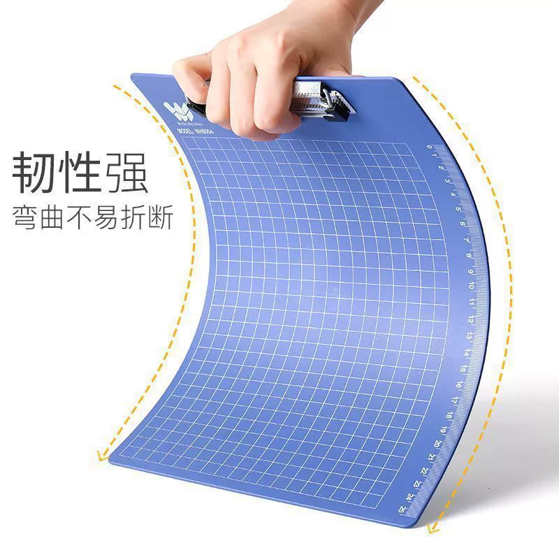 File splint A4 folder folder folder stationery Student writing transparent plastic pad A5 folder spot menu folder