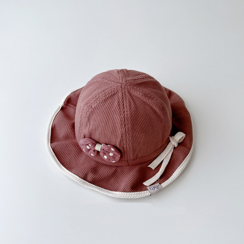 Sombrero de bebé primavera y otoño sombrero de pescador arco princesa sombrero de bebés pequeño mes sombrero de bebés niños pequeños 2024