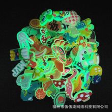 夜光发光鞋花洞洞鞋配饰diy鞋配件鞋材鞋扣pvc软胶鞋子装饰可拆卸