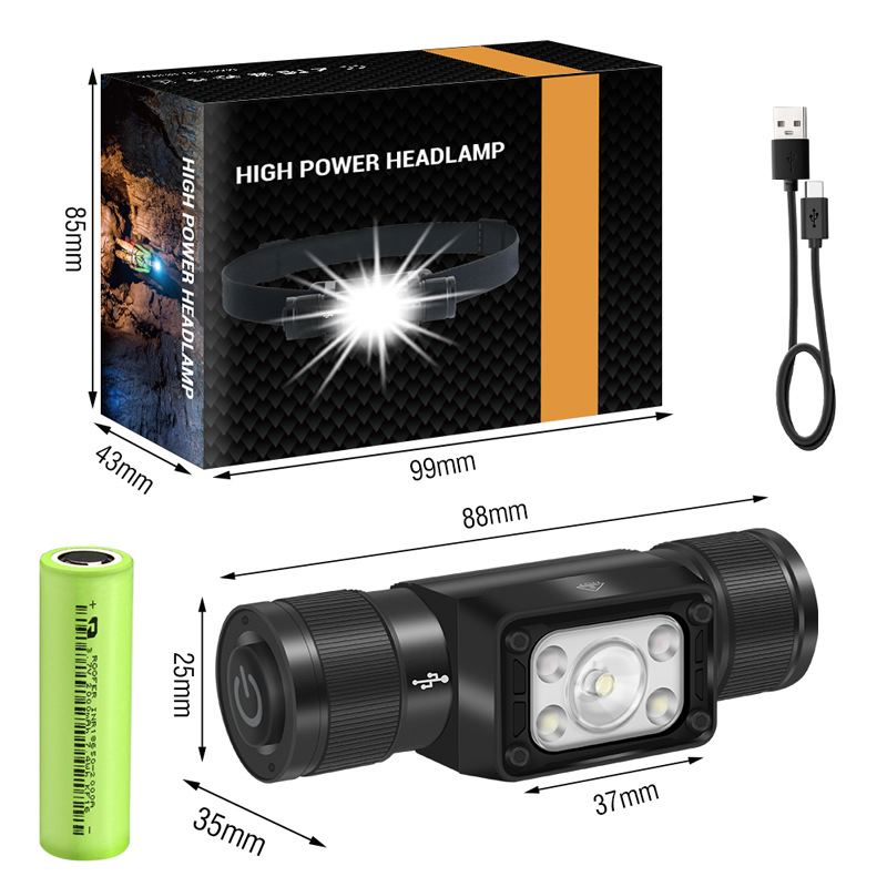HP350 화이트 + 레드 라이트 (USB 라인 + 1 2000 용량)