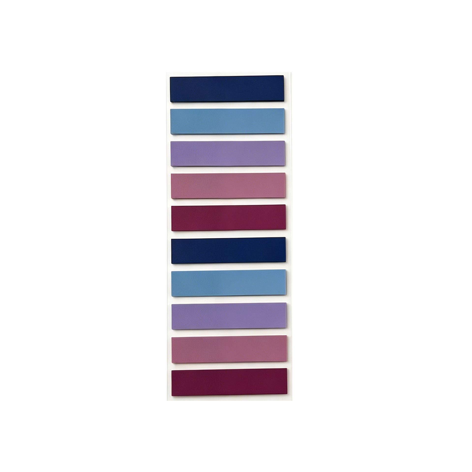 Notas adhesivas transparentes extraíbles de 10 colores, notas adhesivas impermeables para estudiantes, pegatinas de índice de colores Morandi de secado rápido, impermeables y de secado rápido