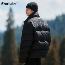 GURBAKS秋冬新款痞帅羽绒服男士短款加厚潮牌宽松美式面包服外套