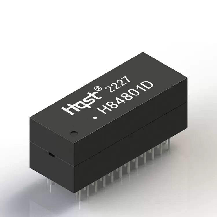 H84801D插件48PIN千兆HST-48001DR 网络隔离滤波变压器 DC4810G厂