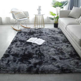 柔软长绒丝毛地毯客厅卧室飘窗床边地垫出租房茶几毯可厂跨境批发