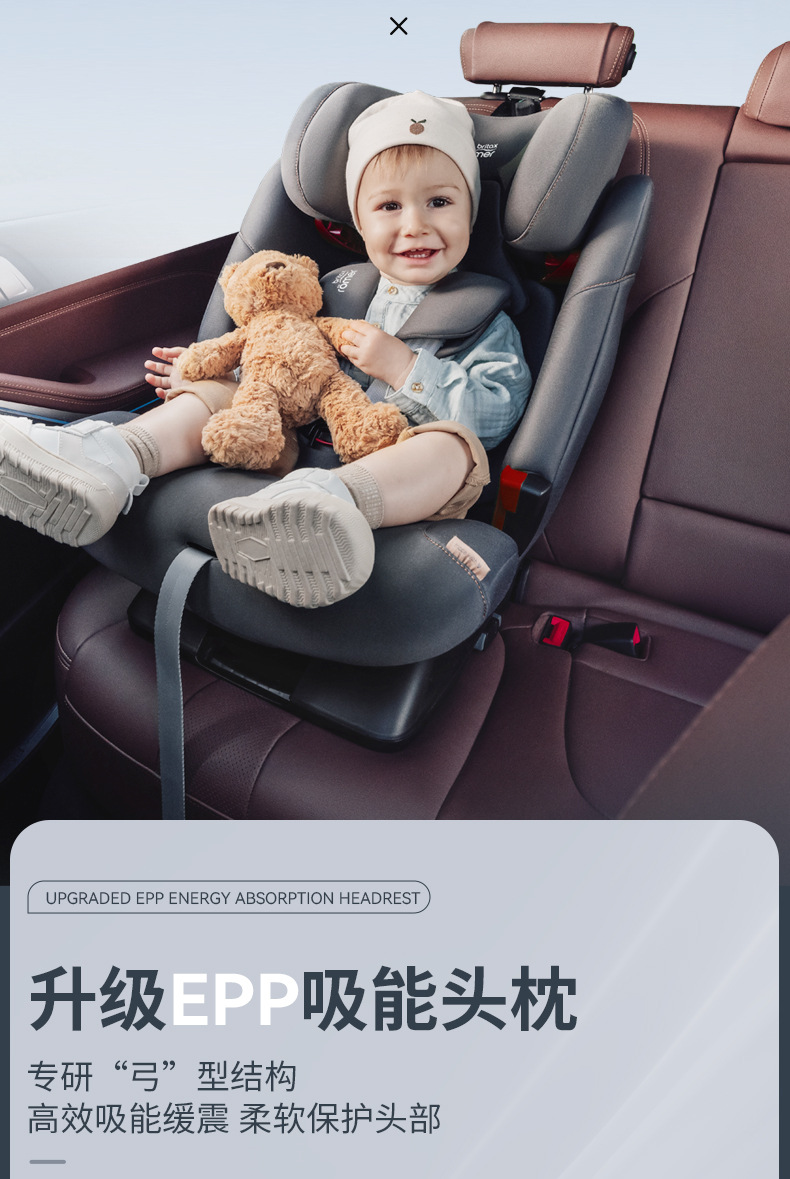 [Brand Source] Baode | Suitable for the Versatile Knight Pro Child Safety Seat for Cars, Suitable for Children Aged 15 Months to 12 Years.