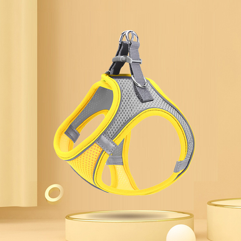 Transfronteriza nuevos suministros para mascotas chaleco para mascotas correa de pecho reflectante transpirable gato correa de perro