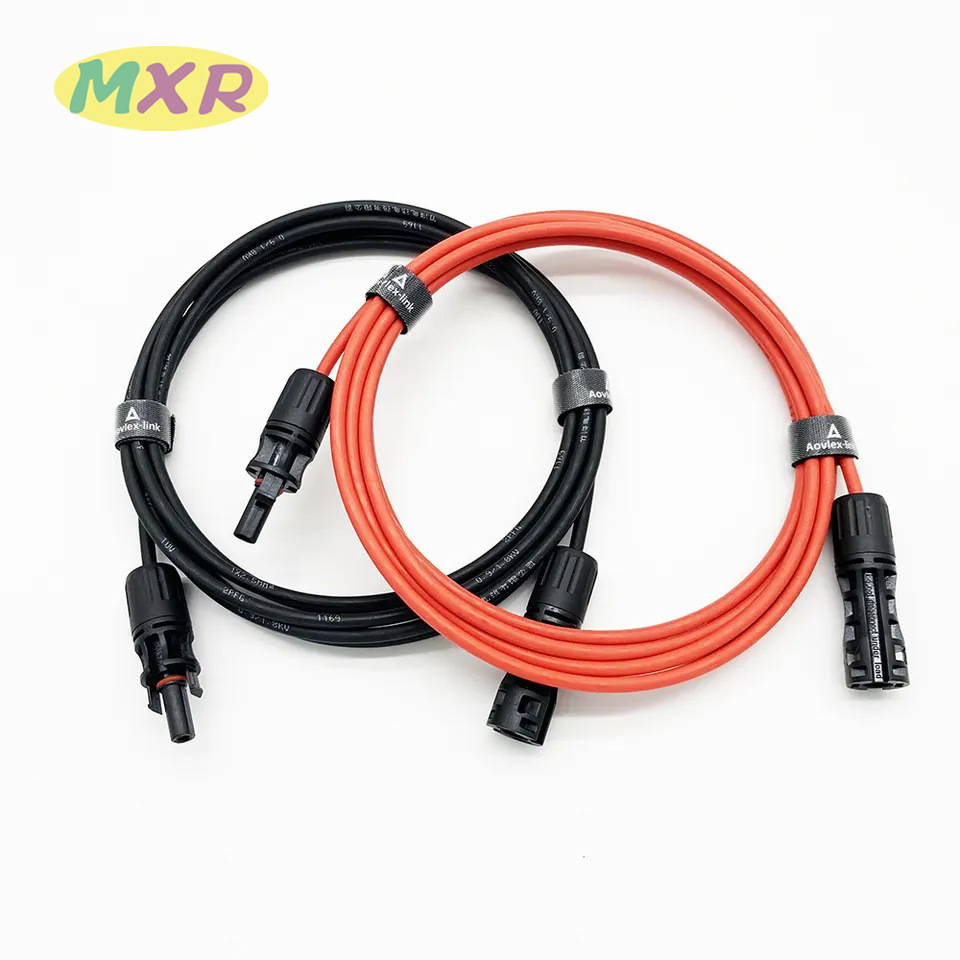 TUV认证 10米MC4光伏连接线，1500V光伏电缆 供应跨境电商