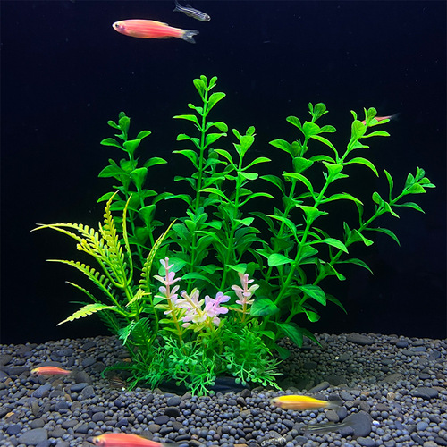 New model fish tank landscape simulation plastic false grass aquarium decoration for powerful manufacturers