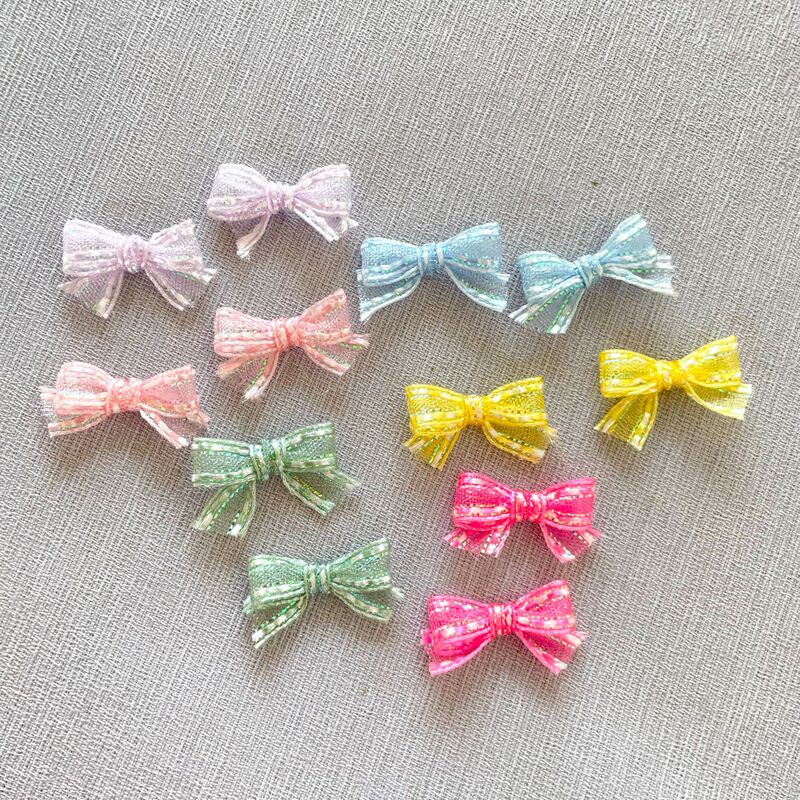 Handmade DIY Internet Celebrity Mini Colorful Nail Art Bow Jewelry Hair Accessories Semi-Finished Jewelry Wholesale Handmade DIY Internet Celebrity Mini Colorful Nail Art Bow Jewelry Hair Accessories Semi-Finished Jewelry Wholesale