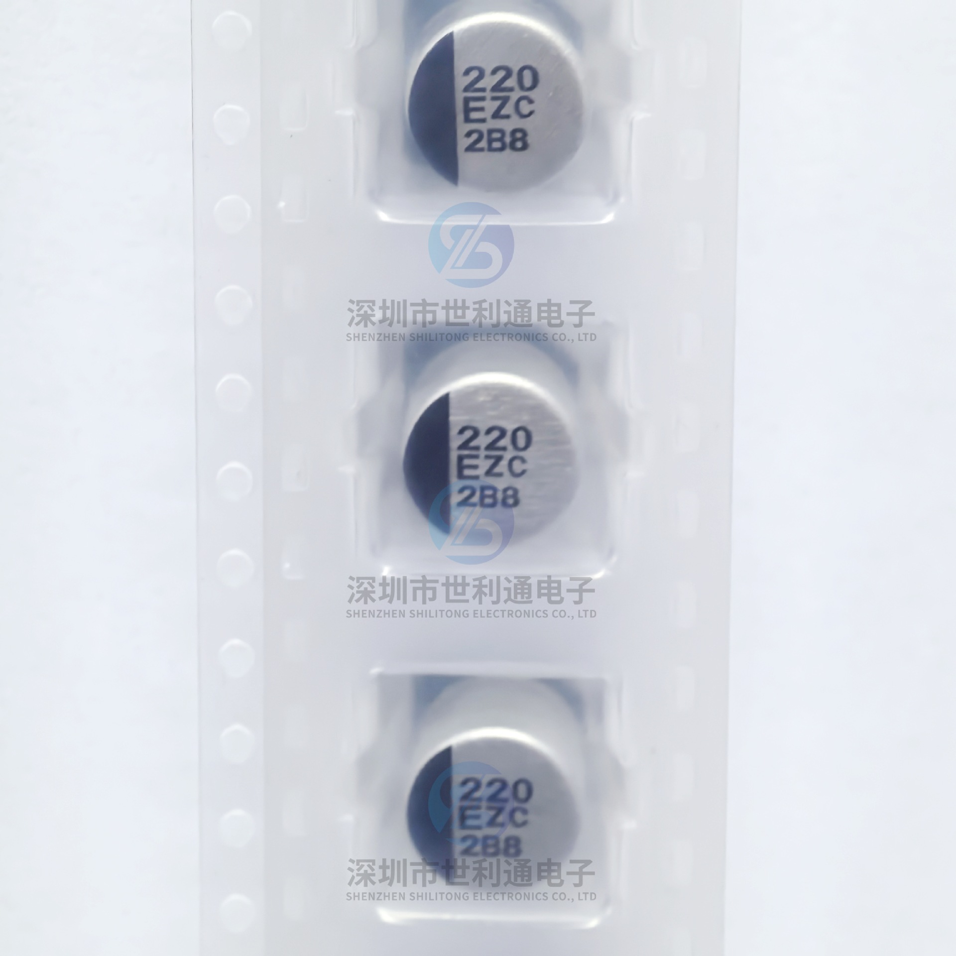 25V220UF SMD,D8xL10.2mm 松下 EEHZC1E221P 固液混合铝电解电容