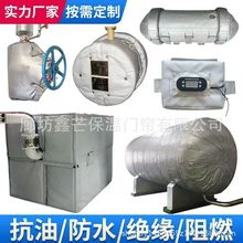 可拆卸保温套防火罩阀门保温套工业油田设备管道隔热可拆卸保温衣
