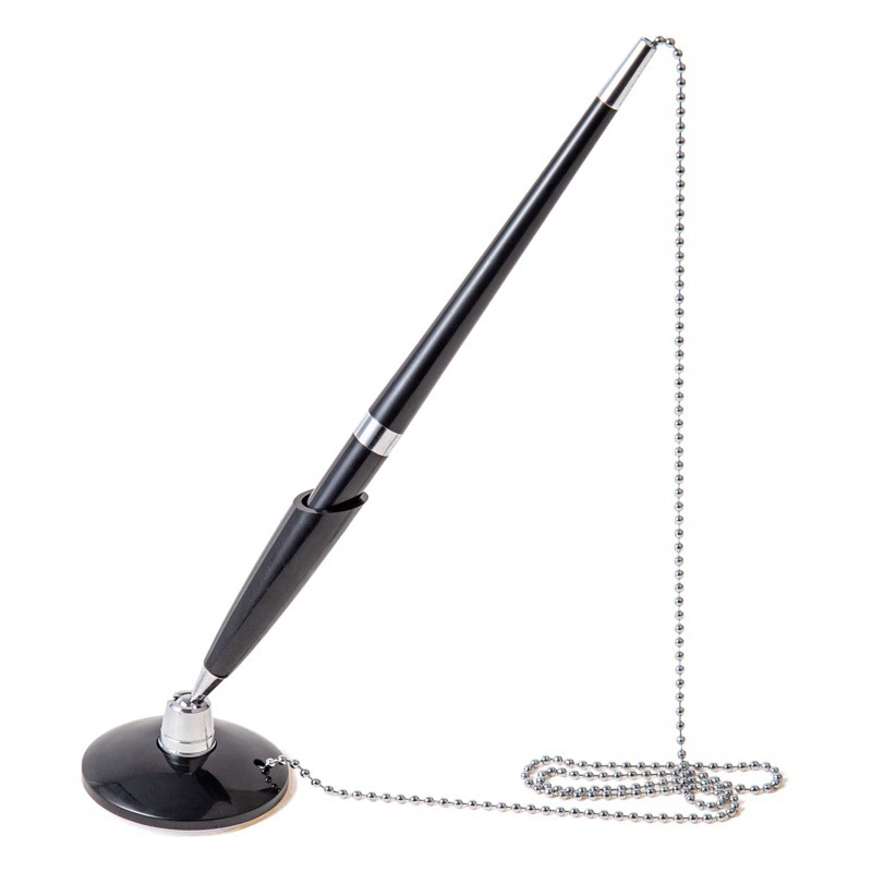 Бизнес пластиковый стол ручка может быть напечатан логотип Отель банк стойка регистрации фиксированный знак ручка рекламная паста настольный стол ручка