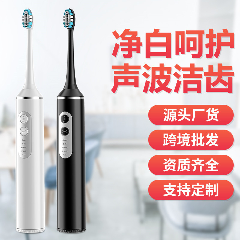 Cross-Border New Model Multifunctional Electric Toothbrush and Dental Flosser Two-In-One Magnetic Levitation Sonic Tooth Cleaner Wholesale in Stock