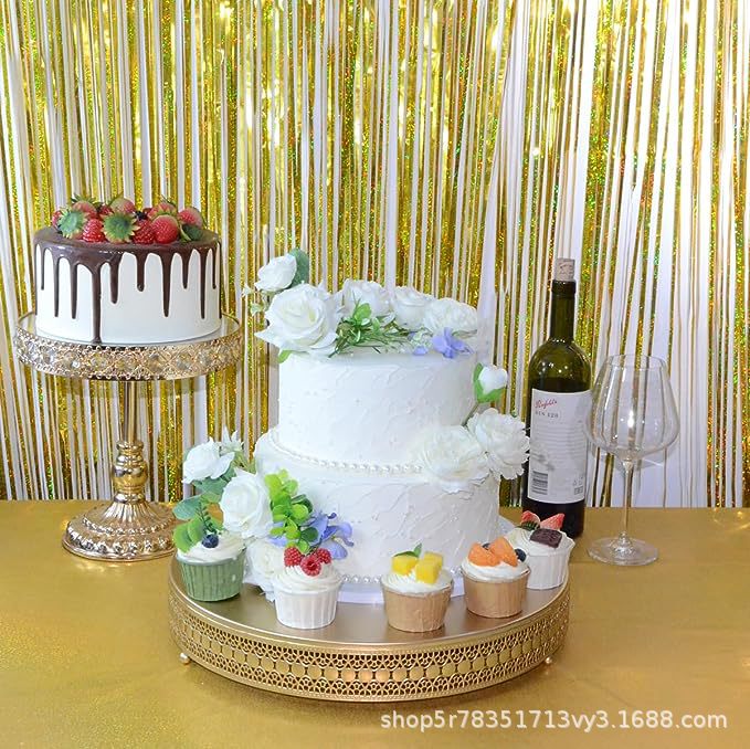 Wedding birthday party decoration metal round paper cup cake dessert stand cake display stand biscuit fruit tray