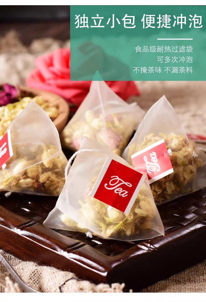 Rose Jasmine Osmanthus Body Fragrance Tea 2g x 25 Triangle Bags Poria Tangerine Peel Blend specifications