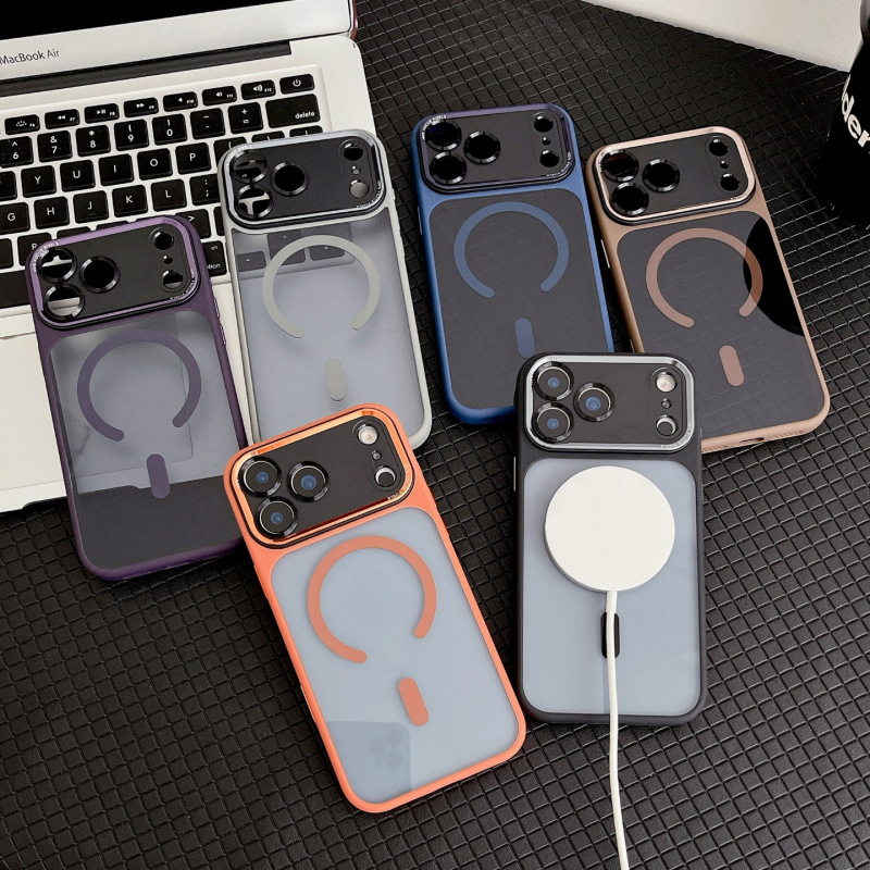 适用iPhone17pro手机壳简约磁吸苹果16promax保护套15pro磨砂新款|undefined