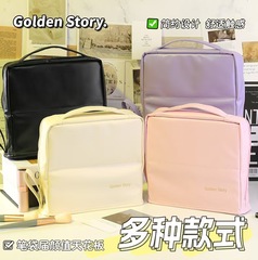 超大容量スタンド入学ペンバッグ男女大学生多機能階層収納化粧バッグ現物秒発