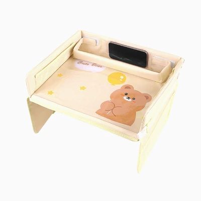 Car table board car multi-function storage waterproof - d925-square-color-print-balloon-bear-default