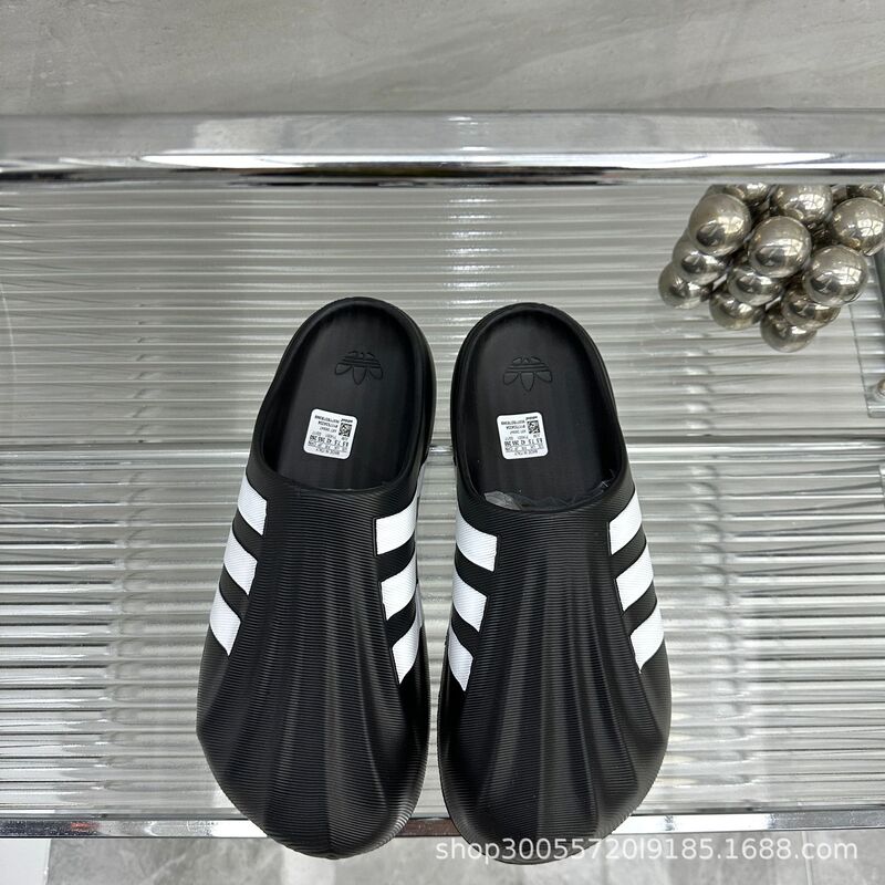 Putian Pure Original High Version Shell Toe Three Stripes Gradient Internet Celebrity Beach Sports Non-Slip Outer Wear Trendy Brand Slippers