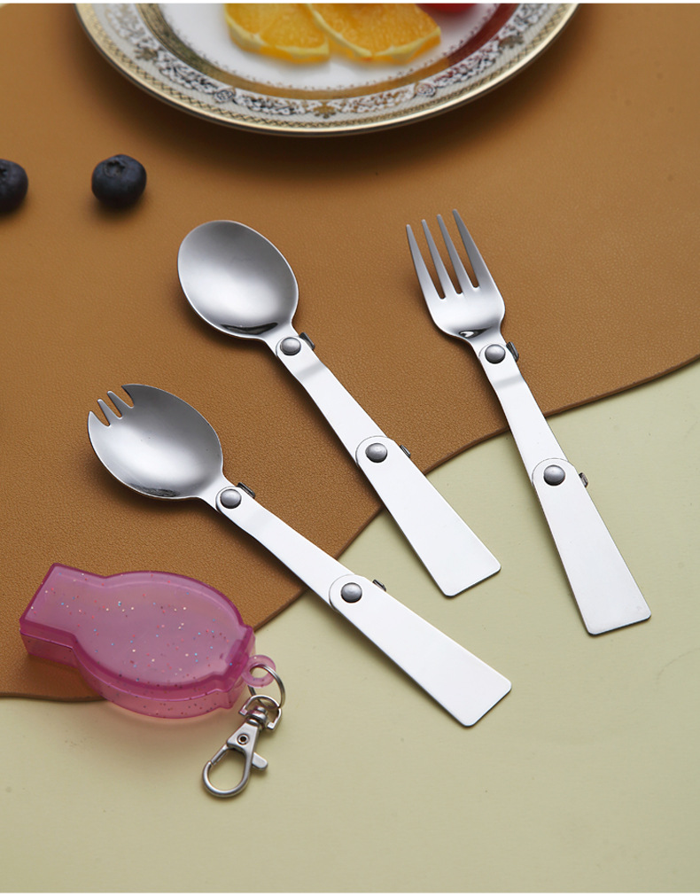 Casual Cute Solid Color Stainless Steel Spoon 1 Piece display picture 3