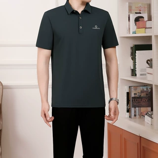 爸爸夏装新款中老年运动服套装男夏季冰丝短袖爷爷休闲父亲衣服薄