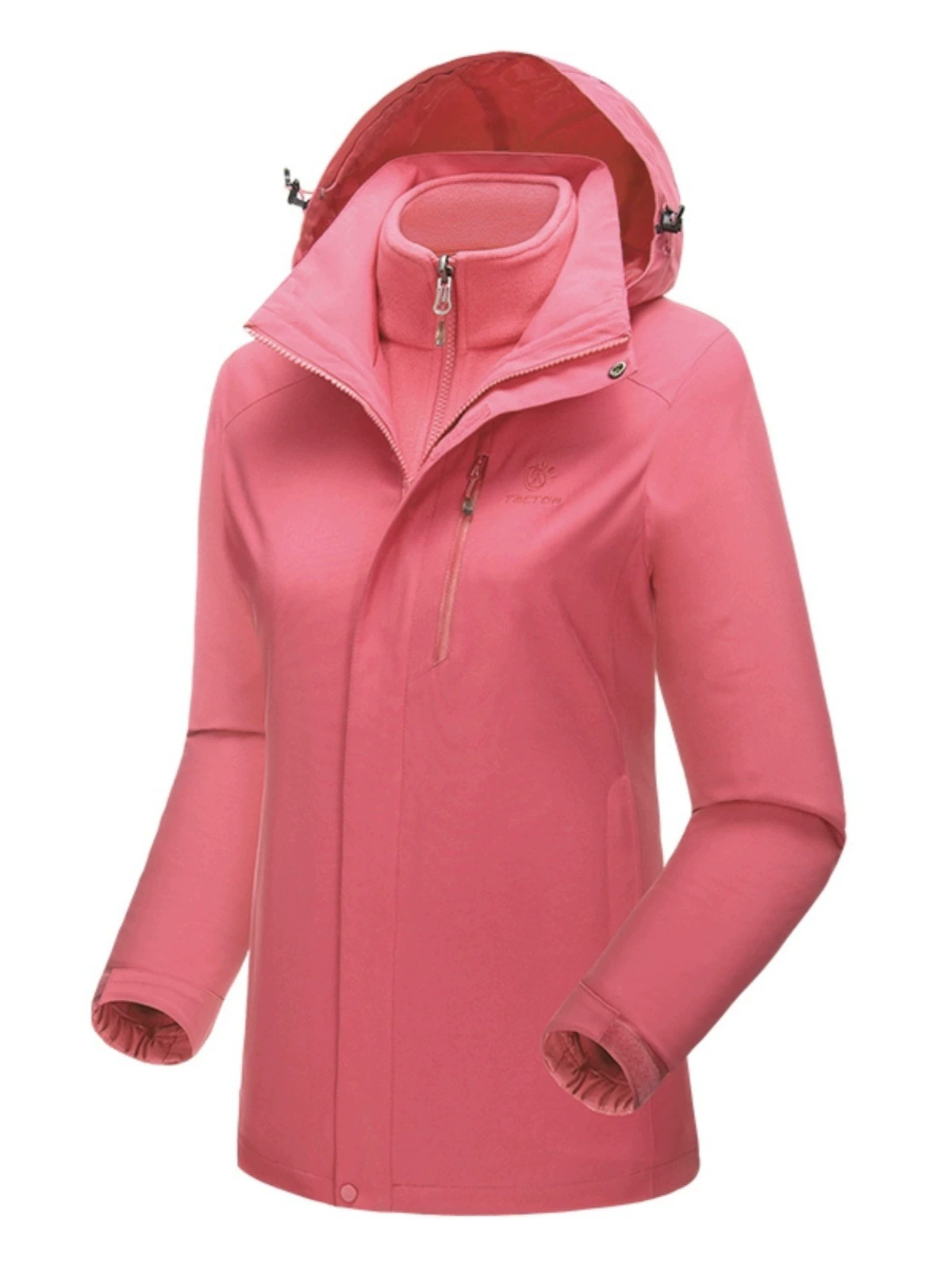 Jacket, removable fleece winter climbing travel set, three-in-one