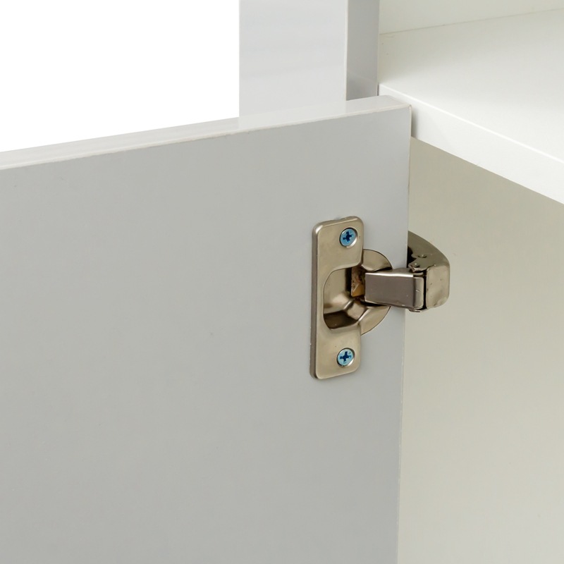 Armario de almacenamiento de piso de múltiples capas moderno minimalista Aparador Comedor Armario de comedor blanco multifuncional estilo crema armario de almacenamiento