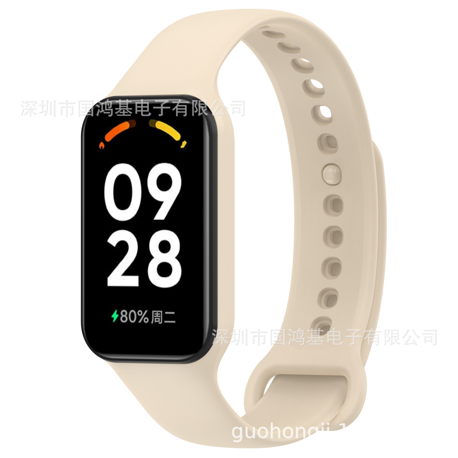 The redmi Band 2 wristband from Guohongji is soft, comfortable, water-resistant and sweat-resistant with silicone undefined