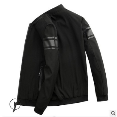 Chaqueta de los hombres primavera y otoño delgada moda coreana delgada chaqueta casual guapo juventud madura ropa de los hombres