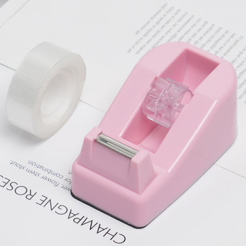E Commerce Pink Office Set, Stapler, Staples, Tape Holder, Plush Notebook, In Stock._voghion.com