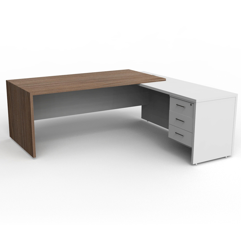 Mesa de oficina del jefe moderno, mesa de gerente de oficina simple, fábrica de muebles de oficina directa, mesa de jefe image 5