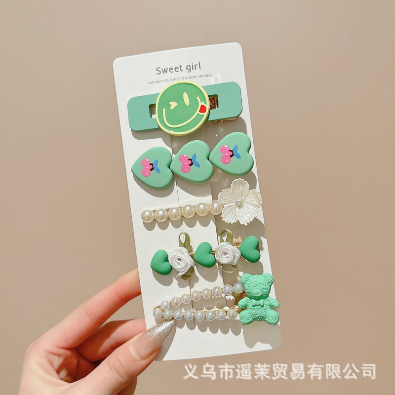 多巴胺儿童发夹女前额刘海夹鸭嘴夹头饰发卡碎发侧边卡子发饰夹子|undefined
