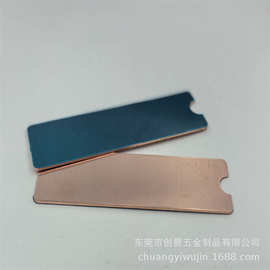 工厂生产散热铜片T2铜块锂电池 连接铜片 导电铜条紫铜冲压件