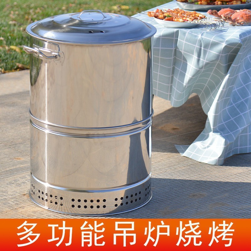 脆皮五花肉烤炉烤鸭炉家用小型烧鹅炉吊炉烧烤炉木炭熏肉炉焖炉|undefined