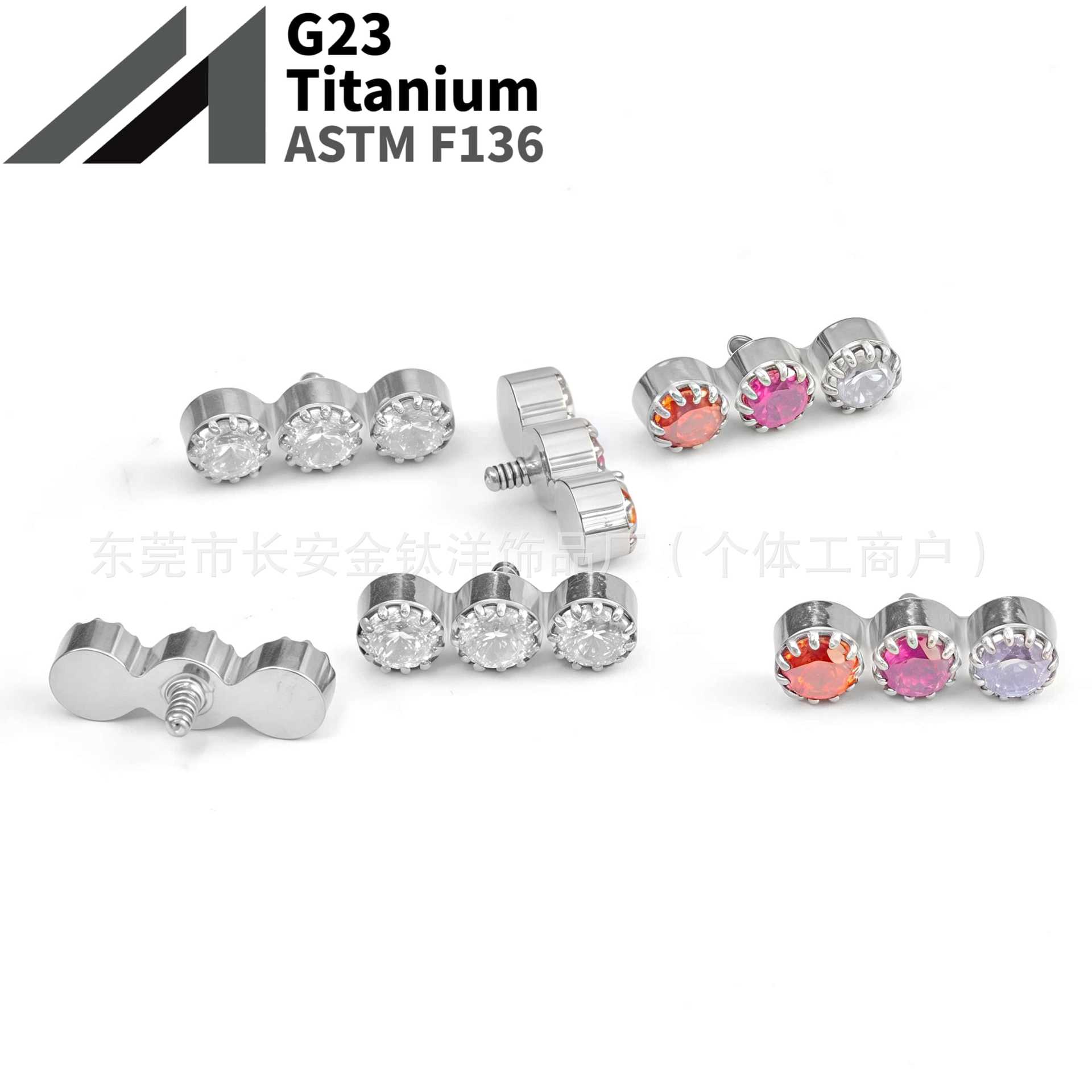 16G labret stud size and finish detail