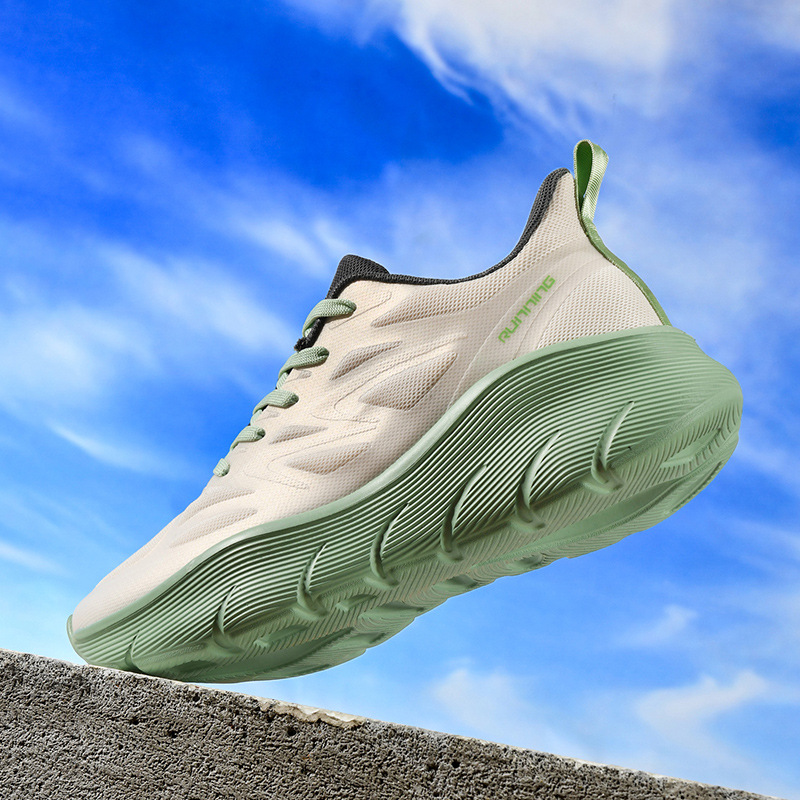 Nuevos zapatos deportivos para hombres y mujeres, zapatos para correr para jóvenes con absorción de impactos de alta elasticidad, zapatos casuales de salto, zapatos de pareja de talla grande transfronterizos