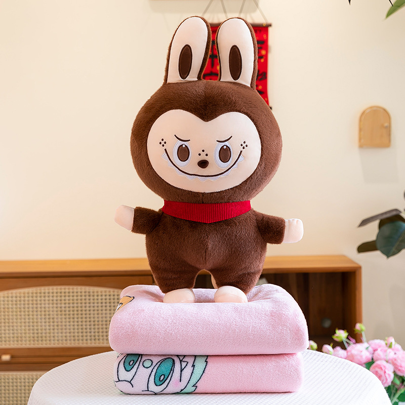 Nueva frontera Labu almohada colcha dos en uno peluche juguete burbuja Matrab tela siesta manta image 8