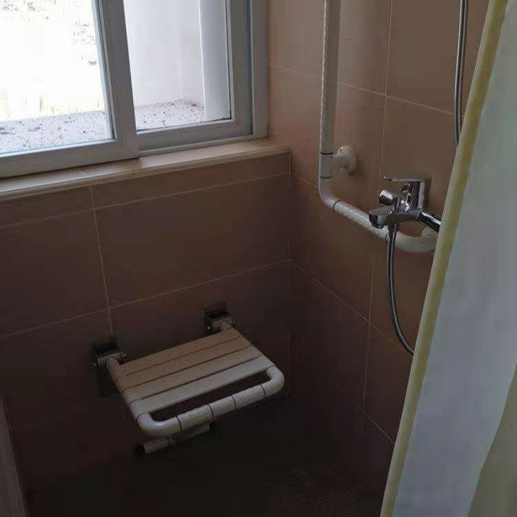 浴室安全凳洗浴凳折叠浴凳 养老院卫生间洗浴凳 防滑尼龙扶手厂家