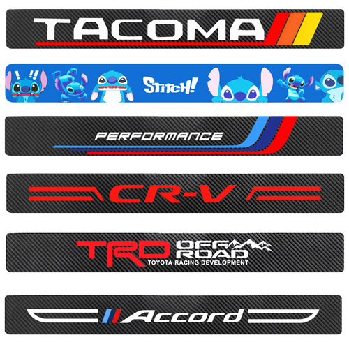 Car door sill protector anti-slip anti-scuff footrest trunk guard door bumper guard decorative accessory cross-border
