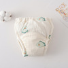 Brand children's cotton gauze teaching trousers for training, waterproof diaper, Korean style