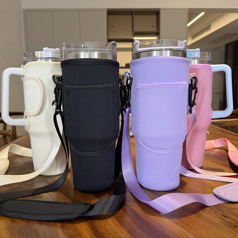 Amazon Hot Sale Stanley Handle Cup Cup Cover Crossbody Shoulder Belt Car Cloth Cover 40OZ Ice Cup Protective Cover Amazon Hot Sale Stanley Handle Cup Cup Cover Crossbody Shoulder Belt Car Cloth Cover 40OZ Ice Cup Protective Cover