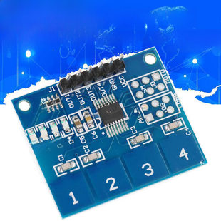 TTP224 4 Capacitor Touch Switch Digital Touch Sensor SunlePhant Electronic Module