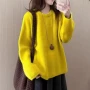 新款秋冬宽松圆领毛衣
