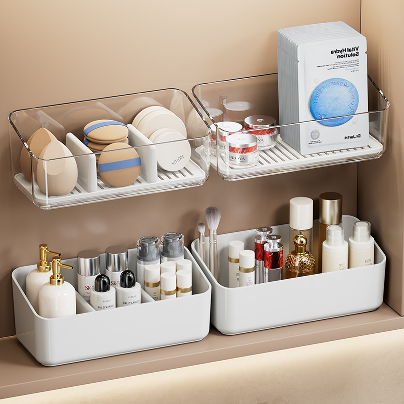 Almofada de ar compartimento para pó, caixa de armazenamento, beleza, ovo, cosméticos, cuidados com a pele, penteadeira, desktop, parede, rack de armazenamento, fabricante