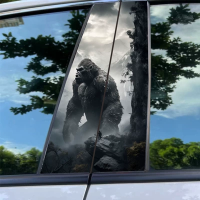 protective film black Wukong painted Meidu | Body sticker - king-kong-4-1-pair-of-main-and-passenger