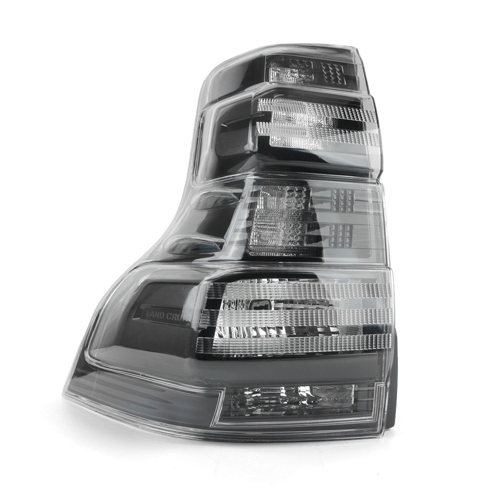 Aplicable a Toyota 14 - 16 años Prado conjunto de luces traseras luces de freno Overpowered versión modificada de luces traseras negras fumadas