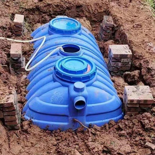 Plastic Septic Tank Extra Thick Feces Pit Bucket Plastic for Farm Use New Thickened Three-Compartment Septic Tank Village Pool Glass